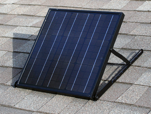 SolarRoyal 30Watt Remote Solar Panel (MonoCrystaline) w/Angle Bracket and Mount