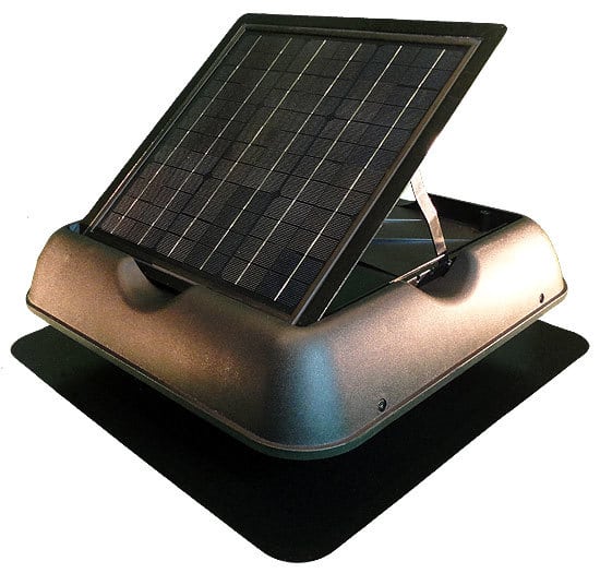 SolarRoyal's premium design for solar attic fans and solar ventilation fans, the best solar exhaust fan on the market.