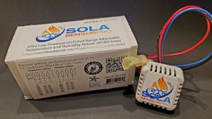 solasensorPro thermostat with built-in humidity sensor