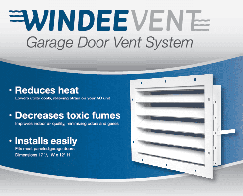 windeevent garage door ventilation system