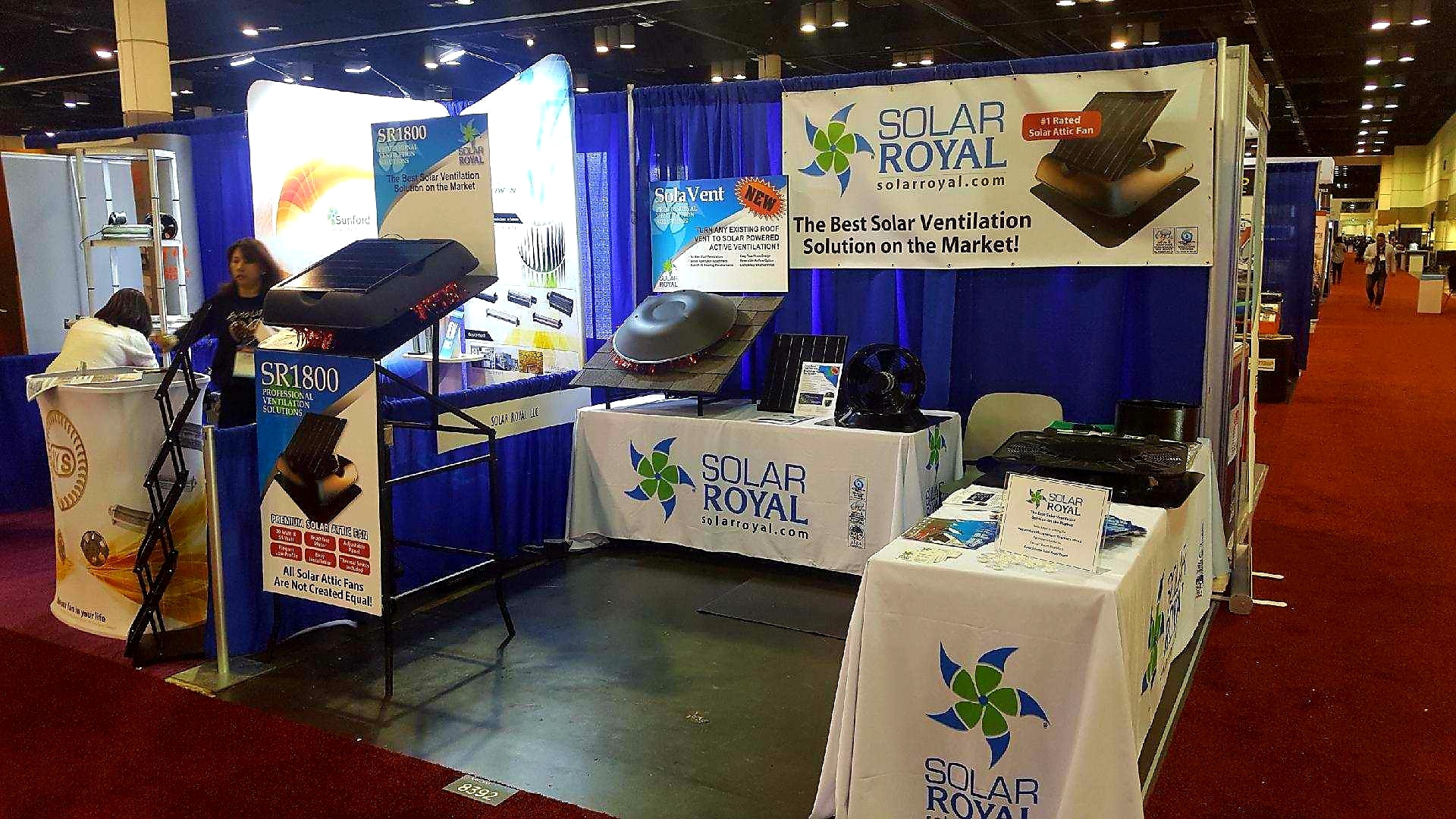 roofing expo Solar Royal Booth