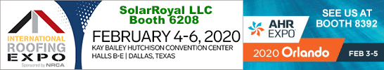 meet our solar ventilation experts at the international roofing expo and ahr expo