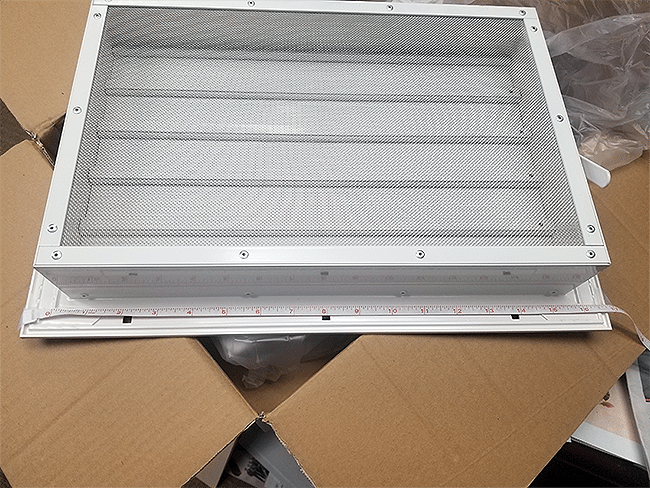 WindeeVent inside measurements length