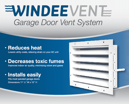 windeevent garage door ventilation system