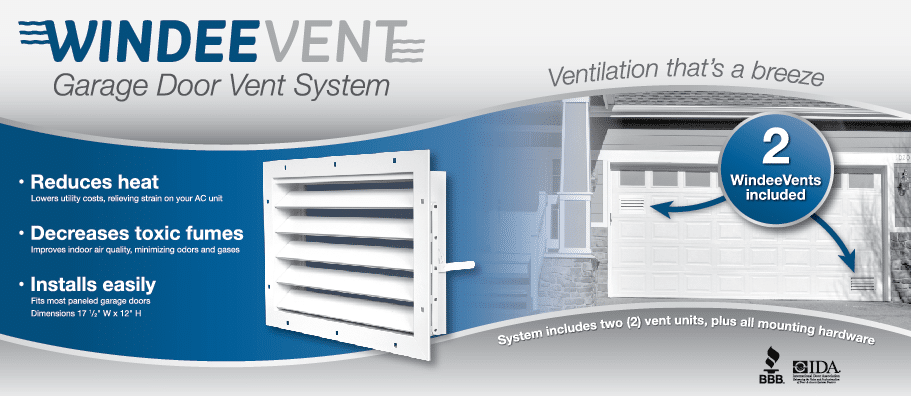 windeevent garage door ventilation system